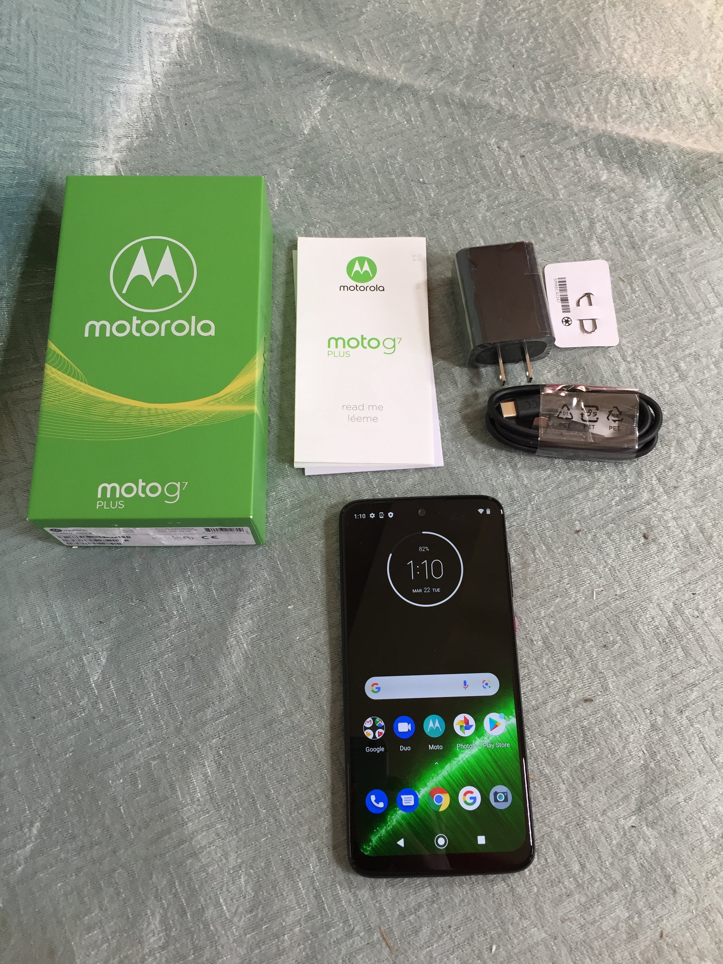 Moto G7 Plus - 64GB - XT1965-T - 16MP Camera - OPEN BOX (7617183711470)
